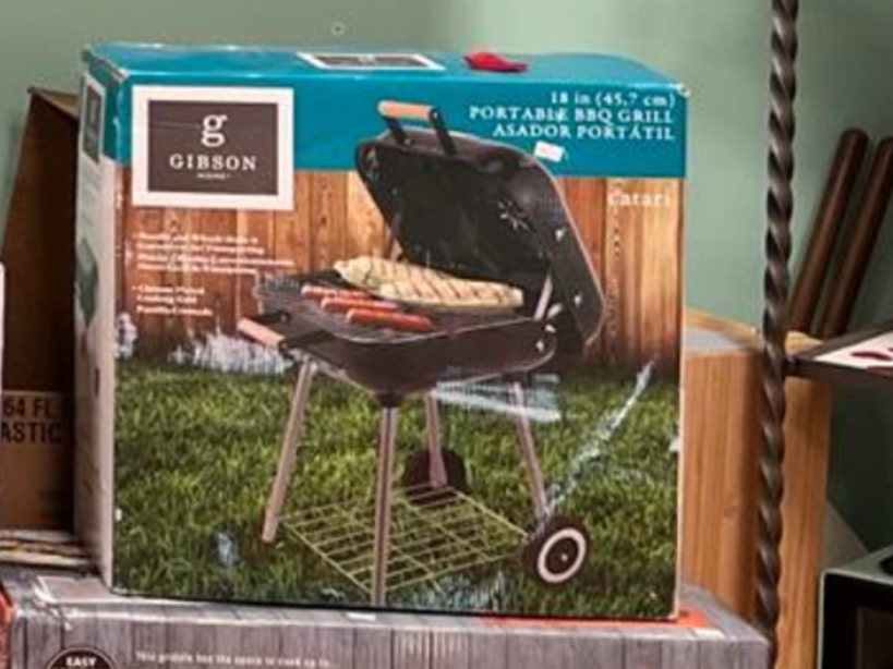 Can you believe it, we found some BBQ Grills, they were from a store going out of business